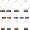 Earring Making Kit with 160PCS Beading Hoop Earring Finding Component Accessories, 80PCS Hooks, 80PCS Jump Rings Loop and 80PCS Earring Backs for Jewelry Making Earring DIY Craft, Teardrop and Round